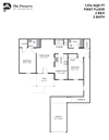 2 Bedroom 2 Bath (1014 Sq. Ft.)